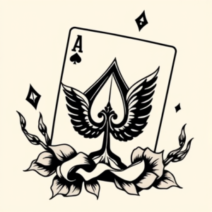 Black Ink Ace Tattoo