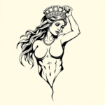 Black Ink Athena Tattoo