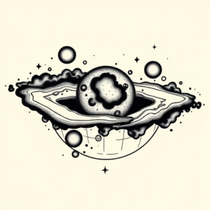 Black Ink Universe Tattoo