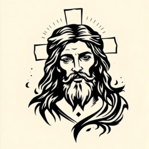 Black Jesus Tattoo