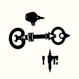 Black Key Tattoo