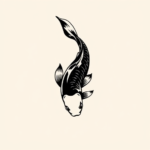 Black Koi Tattoo