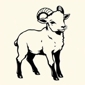Black Lamb Tattoo