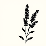 Black Lavender Tattoo