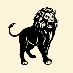 Black Lioness Tattoo