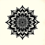 Black Mandala Tattoo