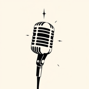 Black Microphone Tattoo