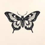 Black Moth Tattoo
