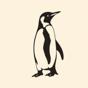 Black Penguin Tattoo