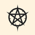 Black Pentagram Tattoo