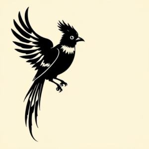 Black Quetzal Tattoo