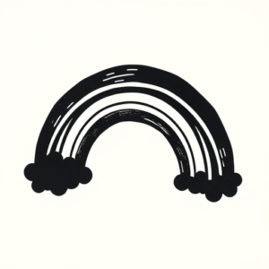 Black Rainbow Tattoo