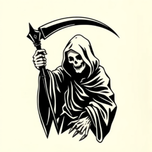 Black Reaper Tattoo