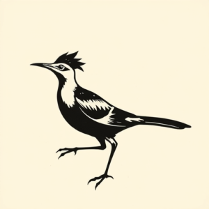 Black Roadrunner Tattoo