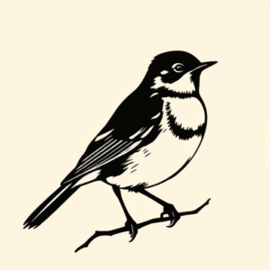 Black Robin Tattoo