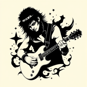 Black Rockstar Tattoo