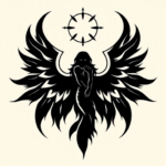 Black Seraphim Tattoo