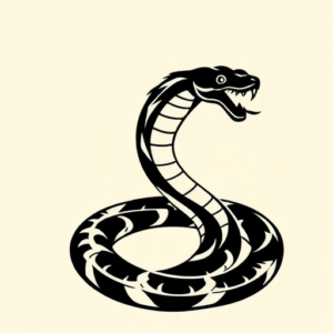 Black Serpent Tattoo