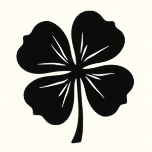 Black Shamrock Tattoo