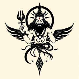 Black Shiva Tattoo