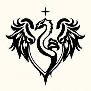 Black Slytherin Tattoo