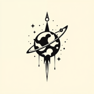 Black Space Tattoo