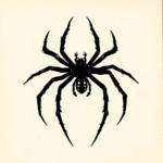 Black Spider Tattoo