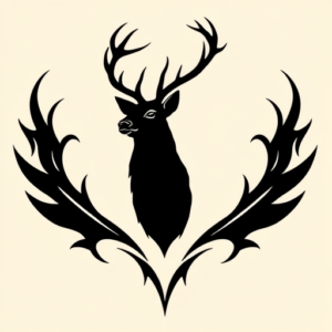 Black Stag Tattoo