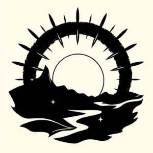 Black Sunrise Tattoo