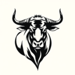 Black Taurus Tattoo