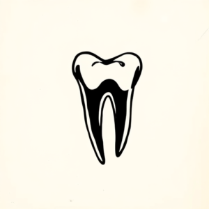 Black Tooth Tattoo