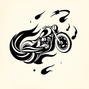 Black Turbo Tattoo