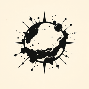 Black Universe Tattoo