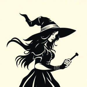Black Witch Tattoo