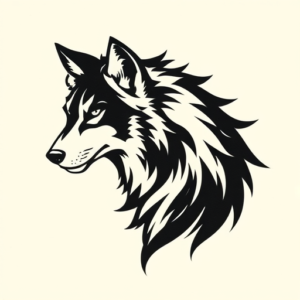 Black Wolf Tattoo