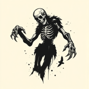 Black Zombie Tattoo