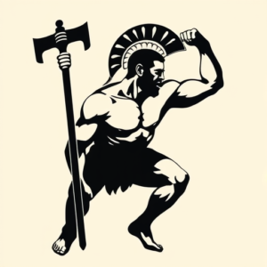 Blackout Achilles Tattoo