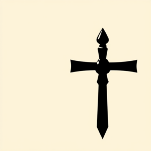 Blackout Ankh Tattoo