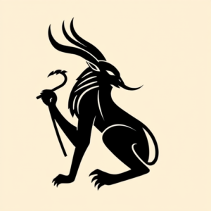 Blackout Anubis Tattoo