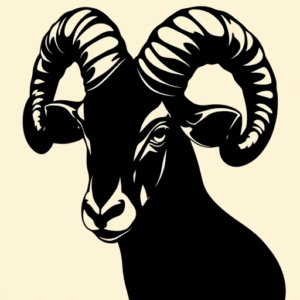 Blackout Aries Tattoo