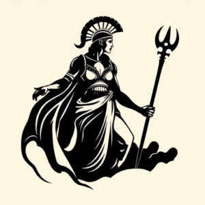 Blackout Athena Tattoo