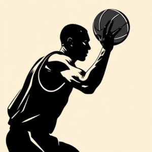 Blackout Basketball Tattoo