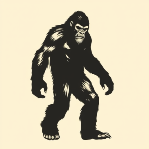 Blackout Bigfoot Tattoo