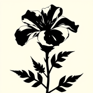 Blackout Bluebonnet Tattoo