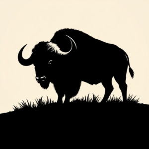 Blackout Buffalo Tattoo