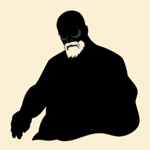 Blackout Cartoon Tattoo