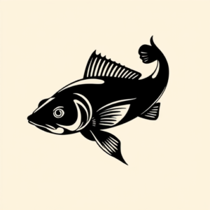 Blackout Catfish Tattoo