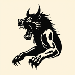 Blackout Cerberus Tattoo