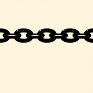 Blackout Chain Tattoo