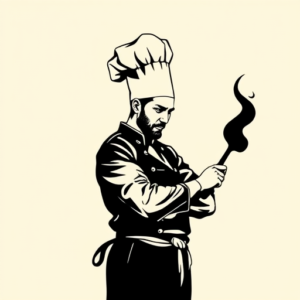 Blackout Chef Tattoo